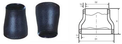 carbon steel concentric reducer Dimensions